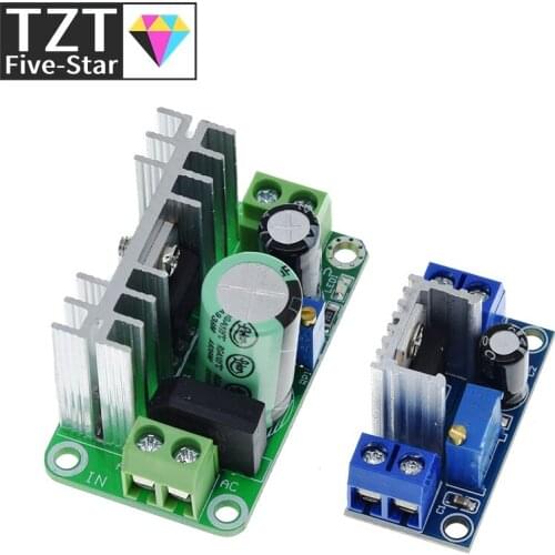 LM317T DC-DC Adjustable Converter Buck Step Down Circuit Board Module Linear Regulator Power Supply with rectifier filter