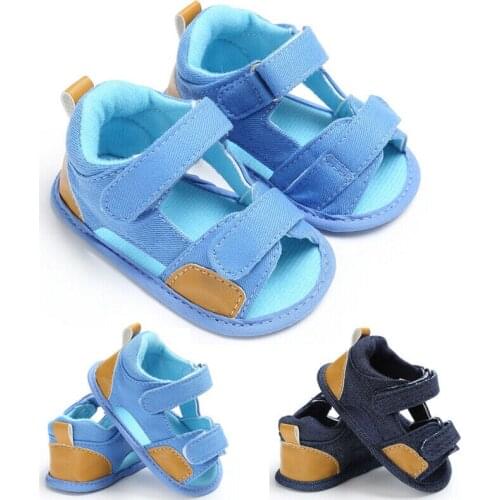 2019 Baby Sandals Newborn Baby Boy Shoes Classic Canvas Fashion Baby Boy Sandals Breathable Casual Baby Boy Sandals