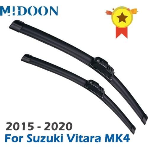 MIDOON Wiper Front Wiper Blades For Suzuki Vitara MK4 2015 2016 2017 2018 2019 2020 Windshield Windscreen Front Window 24"+16"