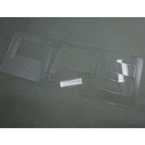 Window Glass For 1/14 Scale Tamiya Tractor Trailer MAN TGX 56325 56329