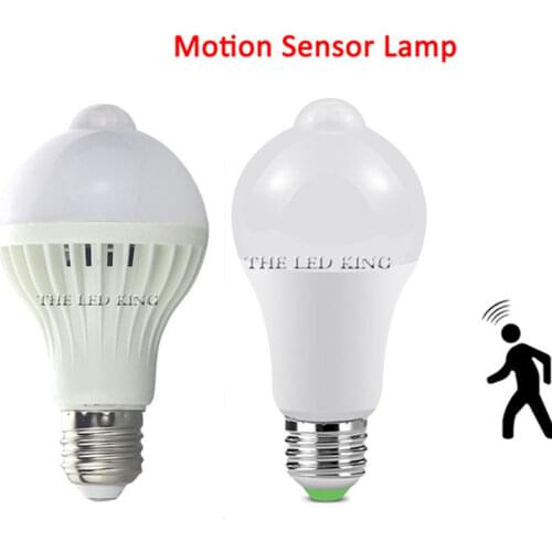 12W 15W 18W 20W LED Motion sensor lamp E27 Universal Safety Night Light AC 110V 220V Saving Energy LED Bulbs PIR Decor Ampoule