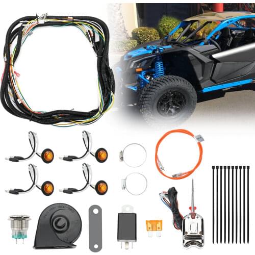 UTV ATV KEMIMOTO Universal Plug Play Turn Signal for Polaris RZR for Can-Am Maverick X3 for Cf Moto for Pioneer for Arctic Cat