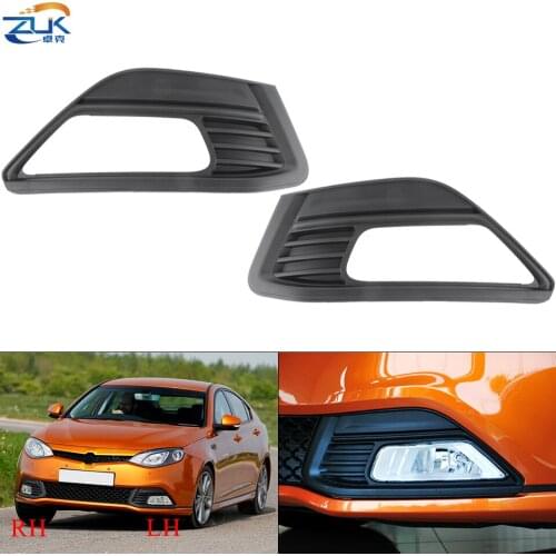 ZUK Front Bumper Fog Lamp Frame Fog light Fog Lamp Cover Hood Garnish For MG 6 GT FASTBACK 2010 2011 2012 2013 2014