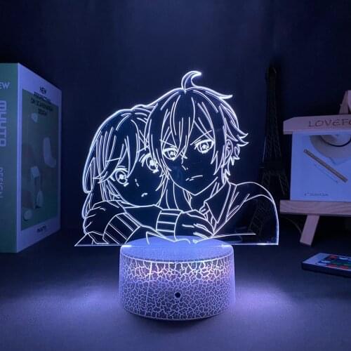 Anime Hori San To Miyamura Kun Acrylic Table Lamp for Bedroom Decor Night Light Kids Brithday Gift Manga Horimiya USB Light