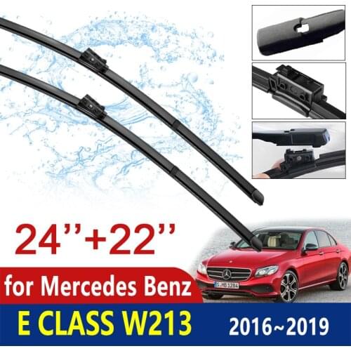 Car Wiper Blades Windshield for Mercedes Benz E-Class E Class W213 S213 2016 2017 2018 2019 Windscreen Wipers Car Accessories
