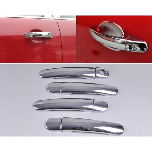 Car Exterior Stylings Chrome Door Handle Cover Trim Fit for Skoda Fabia Superb Skoda Octavia 2002 2003 2004 2005 2006 2007