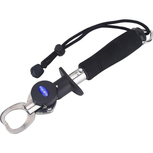 15kg/33lb Scale Digital Fishing Grip Stainless Steel Fish Lip Gripper Grabber ABS Electronic Portable Weighing Weight