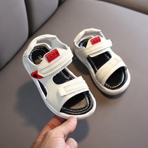 Childrens Sandals Summer New 1-6 Year Old Childrens Sandals Soft Bottom Net Red Childrens Beach Shoes Baby Girl Shoes