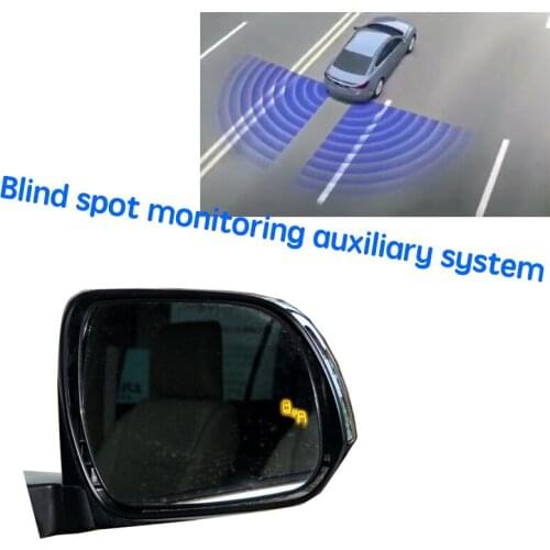 Car BSD BSM BSA Blind Area Spot Warning Drive Mirror Rear Radar Detection System For TOYOTA Highlander Kluger XU40 2007~2013