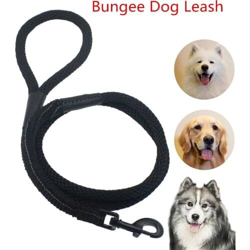 Bungee Dog Leash For Dogs Nylon Leash Retractable Extension In Elastic Bungee Buffer Dog Running Walking Training Dog Supplies