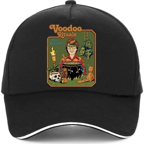 Voodoo Rituals For Beginners Printing Mans Baseball cap Leisure Summer men Dad hat Funny demon Satan hat Snapback