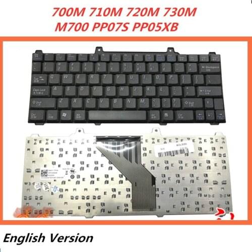 Laptop English Keyboard For Dell 700M 710M 720M 730M M700 PP07S PP05XB Notebook Replacement layout Keyboard