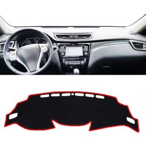 Car Dashboard Cover Mat Pad Interior Sun Shade Instrument Carpet Accessories For Nissan Qashqai J11 2014 2015 2016 2017 2018 LHD