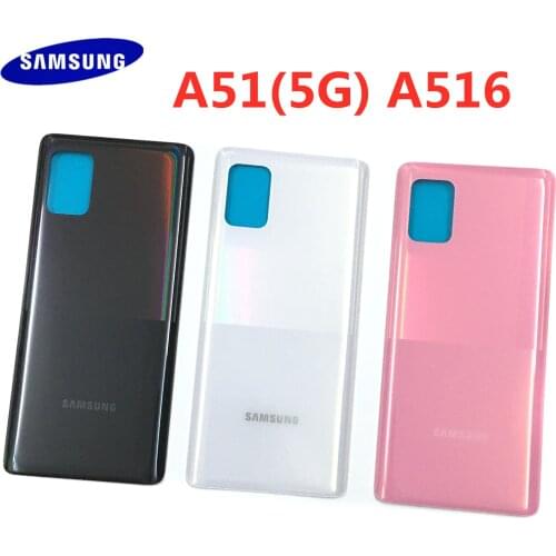 Original For Samsung Galaxy A51 5g A516 SM-A516B/DS SM-A516U SM-A516F/DSN SM-A516N Phone Housing Battery Back Cover Rear Door