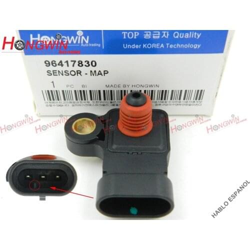 Genuine No.:96417830 Manifold Absolute Pressure MAP Sensor Fits Chevrolet Aveo Lacetti Nubira Optra Daewoo Nubira Holden25484082