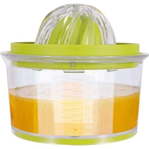 Lemon Squeezer, 4 in 1 Orange Squeezer Manual, Juicer Orange with Container 400Ml, Juicer Vegetables and Fruits