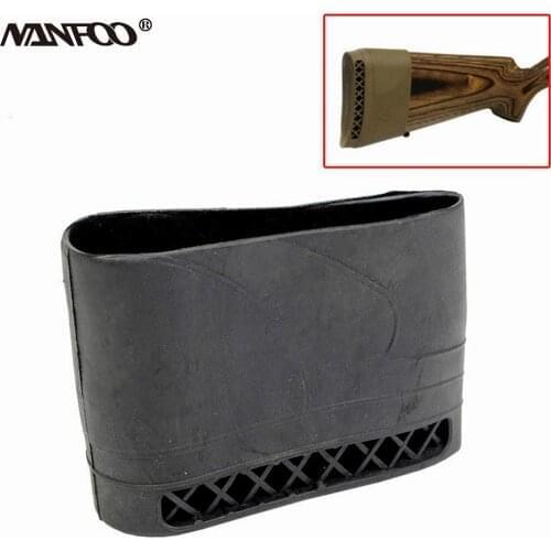 Military Tactical Hunting Gun Rifle Recoil Pad Rubber Slip On Recoil Pad Shooting Buttstock Extension Rifle Gun Butt Accessories