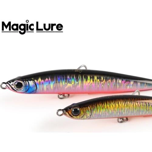 Magic Lure L70S/L90S 9g/15g Sinking Pencil Wobbler Bait Stickbait Fishing Sea Freshwater Lures Tackle For Trout Perch Wobblers