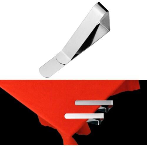 1Pc Stainless Steel Tablecloth Clamps Wedding Promenade Table Cover Holder Clip Promenade Round Board Stable Clips