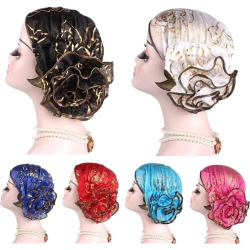 1pc Muslim Turban Hat Fashion Womens Hijabs Headscarf Pile Head Wrap Cap Female Muslim Islamic Headwear Bandanas Turban Hat