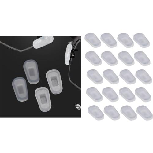 10-pairs Soft Silicone Eyeglasses Glasses Pads Nosepads Replacement