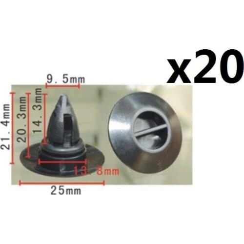 20 X Side Sill Clip for BMW E53,E70,E71,E83 ,OE 51777171003