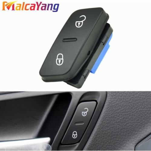 Car Black Plastic Drivers Side Central Door Lock Switch Button 1K0962125B 1K0962125 fit for VW Jetta Golf GTI MK5 Tiguan