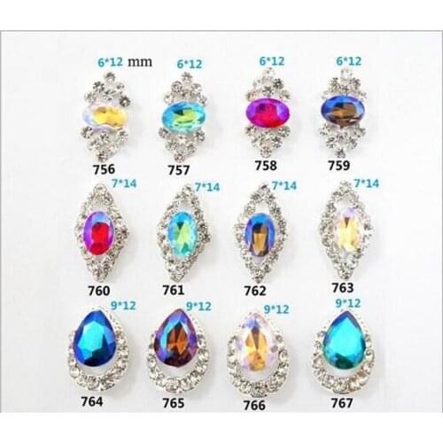 Free Shipping Wholesale 100pcs/lot Rhinestone Flatback Button Nail Art Crystal Stone Invitation Rhineston Button DIY HUA105