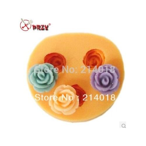 Free shipping Food grade material chocolate mold fondant Cake decoration mold for fondant mold Modelling of roses No.:si331