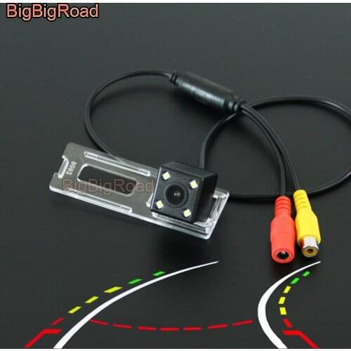 BigBigRoad Car Intelligent Dynamic Tracks Rear View CCD Camera For Brilliance H230 V5 Night Vision Waterproof Parking Camera