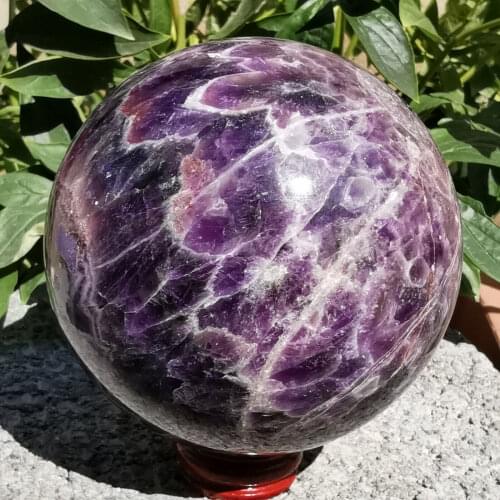 Natural dream amethyst ball polishing ball massage ball Reiki repair stone ball