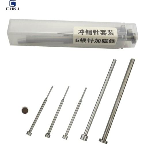 CHKJ Car Remote Key Pin Removal Pin Disassembly Tool Set Needle Pin Remover Nail Locksmith Repair Tools 6PCS/LOT