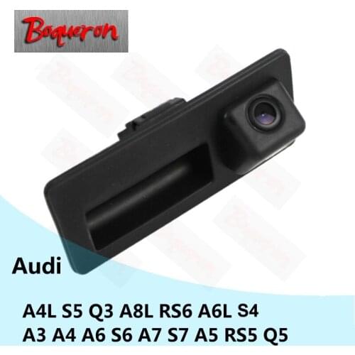 For Audi A4L S4 S5 Q3 A8L RS6 A6L A3 A4 A6 S6 A7 S7 A5 RS5 Q5 Reverse Parking Backup Camera Car Rear View Camera HD CCD