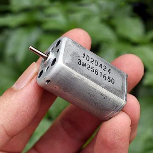 JOHNSON 370 Flat Motor Large Torque DC 6V-12V 6260RPM-12600RPM Electrical Motor Machinery Small Drill Motor Handmade