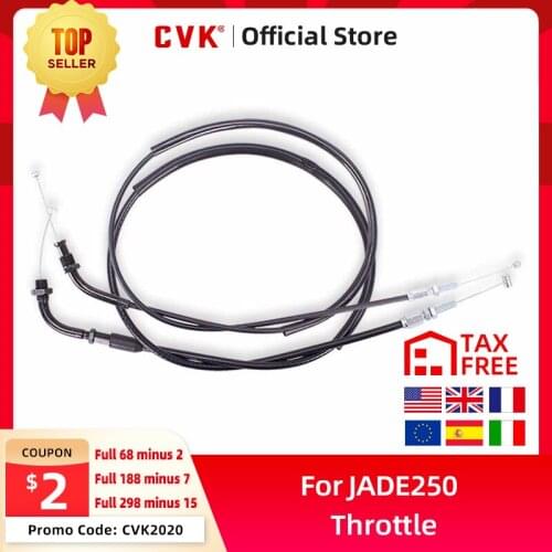 CVK Throttle Cable Oil Return Line Oil Extraction Wires For HONDA JADE JADE250 Blue Sapphire 250 Motorcycle Accessories