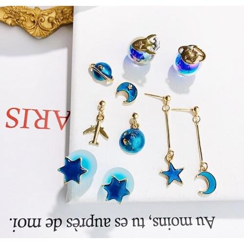 Exaggerated Rhinestone Shiny Circle Drop Earrings Large Round Earrings for Women 2021 Brincos Fashion Jewelry Accessories