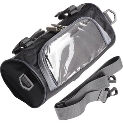 Motorcycle Front Handlebar Waterproof Mobile phone Touch Screen Storage Bag Q9QD