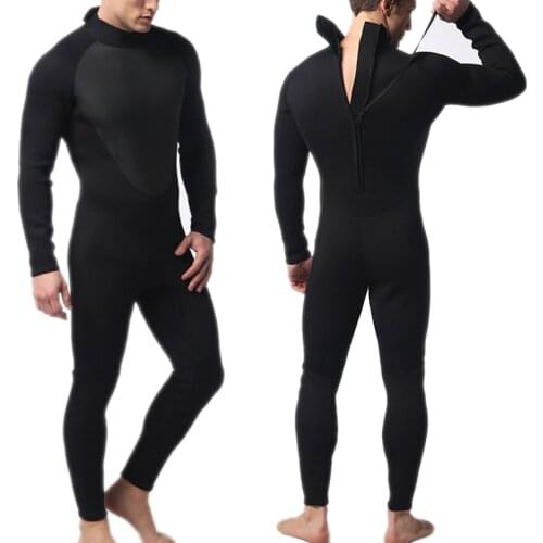 Men Full Bodysuit Wetsuit 3mm Diving Suit Stretchy Swimming Surfing Snorkeling XR-Hot