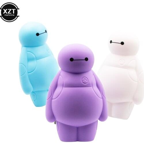 New Silicone Big Hero 6 Baymax Kawaii Pencil Cases Multi-functional Stationery Pen Bags Storage Pencil Box School Supplies