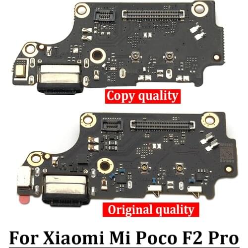 Brand New Original USB Charging Port Connector Board Parts Flex Cable Testing Good For Xiaomi Mi Poco F2 Pro With Microphone Mic