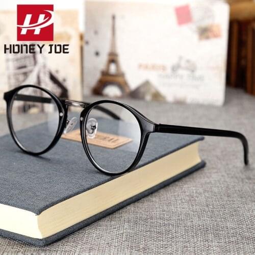 Fashion Vintage Transparent round glasses clear frame Women Spectacle myopia glasses Men Eye Glasses Frame nerd optical frame