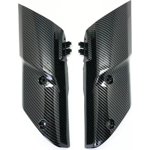 For KAWASAKI 2010-2013 Z1000 Front Side Fender Fork Cover Fairing Carbon Fiber Color