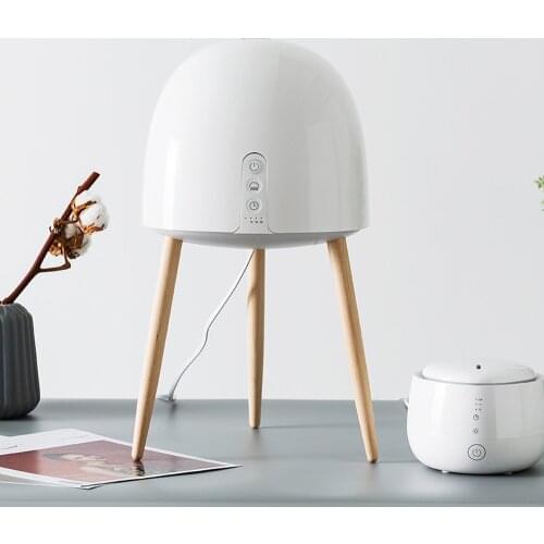 Ultrasonic Air Humidifier Aromatherapy Machines 2.5L Large Capacity Nano Essential Oil Diffuser Time Solid Wood Bracket for Home