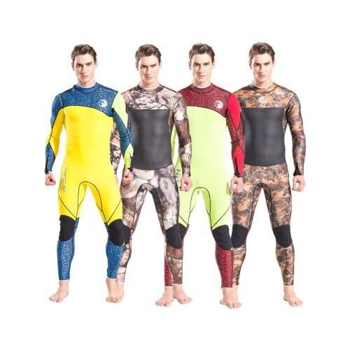 Winter Neoprene 3mm Wetsuits for Men Diving Suits Surfing Rash Guards Sailing One Pieces Bodysuits Snorkelling