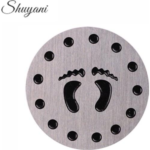 10pcs 22mm Stainless Steel Floating Locket Plates Window Plate Fit 30mm Large Glass Living Memory Locket Pendant