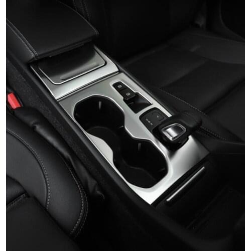 For Volvo XC40 XC 40 2019 2020 Carbon Fiber Center Console Gear Shift Panel Cover Trim Water Cup Sticker Car Styling Accessories