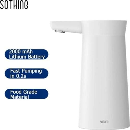 Xiaomi Sothing Electric Water Dispenser One-key Control Long Battery Life USB Rechargeable Household Automatic Drink Water Pump