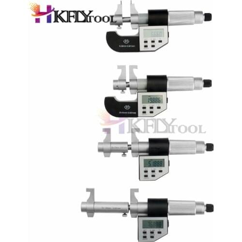 Electronic digital inside micrometer caliper gauge 5-30mm/25-50mm/50-75mm/75-100mm 0.001 Electronic Caliper Precision Measuring