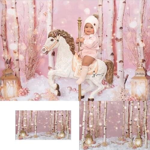 Pink Christmas Backdrop Photocall Fabric Red White Window Fireplace Photo Backdrop Christmas Photography Newborn Birthday Party