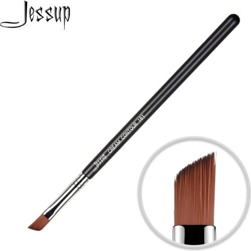 Jessup Single Makeup Brush CREAM CONTOUR Eye Cosmetic Tool 1pc High Quality Professional Fiber Hair Copper Ferrule Wholesale 161